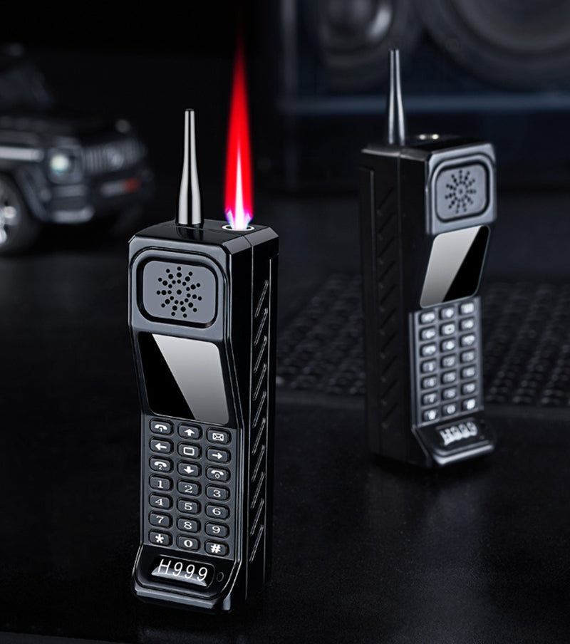 Retro Nostalgia Big Brother Shape Windproof Inflatable Lighter