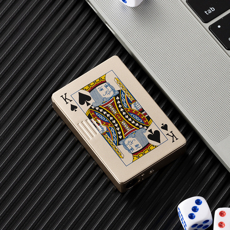 Poker flush card lighter