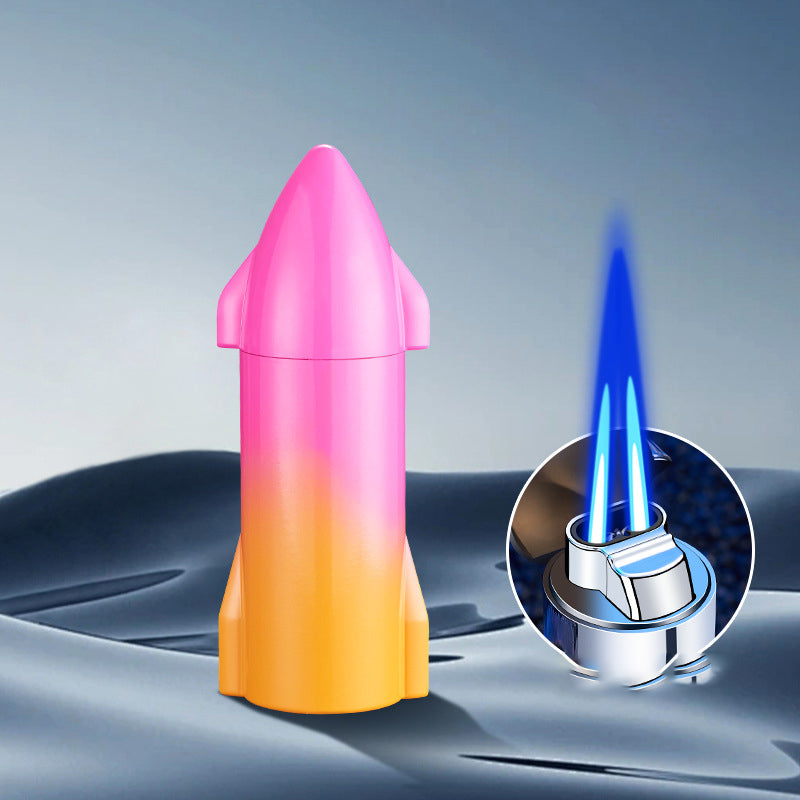 Double direct-flush lighter strong fire cigar special with cigar cutter