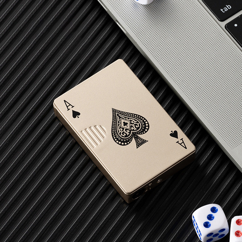 Poker flush card lighter