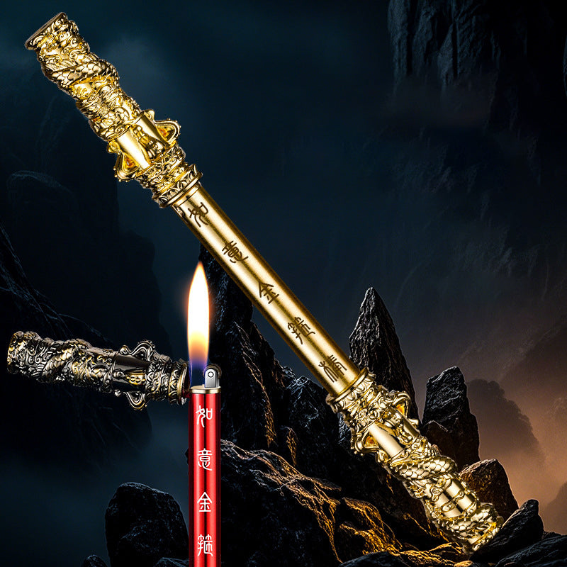 Black Wukong Gold Band Lighter