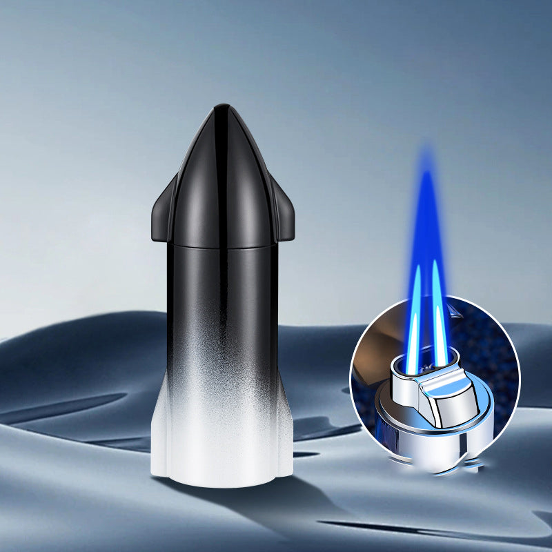 Double direct-flush lighter strong fire cigar special with cigar cutter