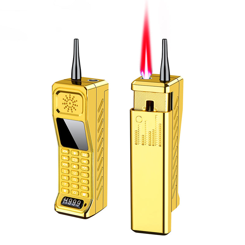 Retro Nostalgia Big Brother Shape Windproof Inflatable Lighter