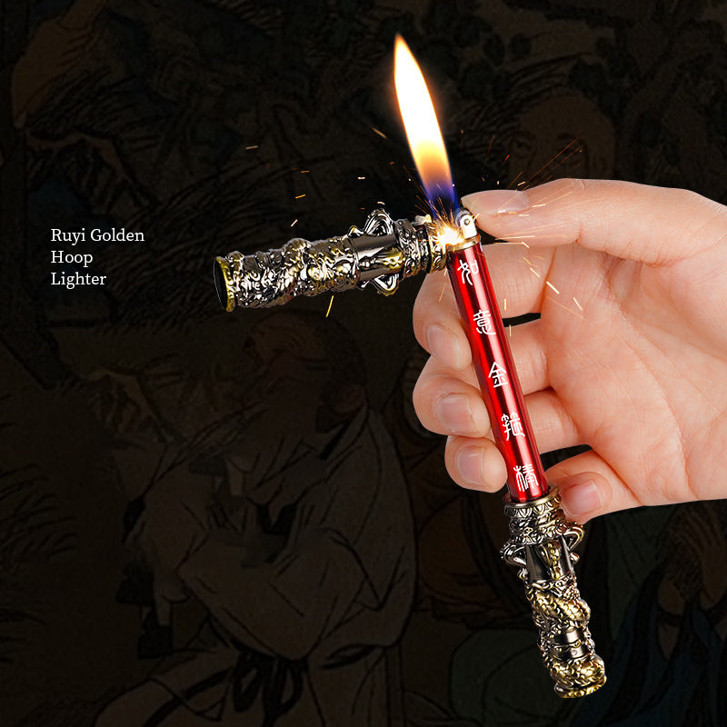 Black Wukong Gold Band Lighter