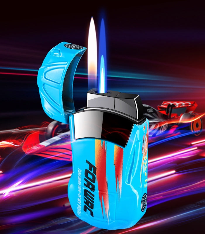 Magic Fire Blue Flame Inflatable Straight Runner Lighter