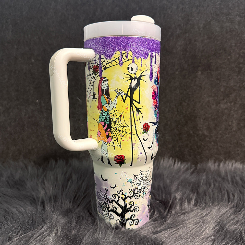Sally x Jack Skellington 40oz Tumbler 🚢Free Shipping🚢