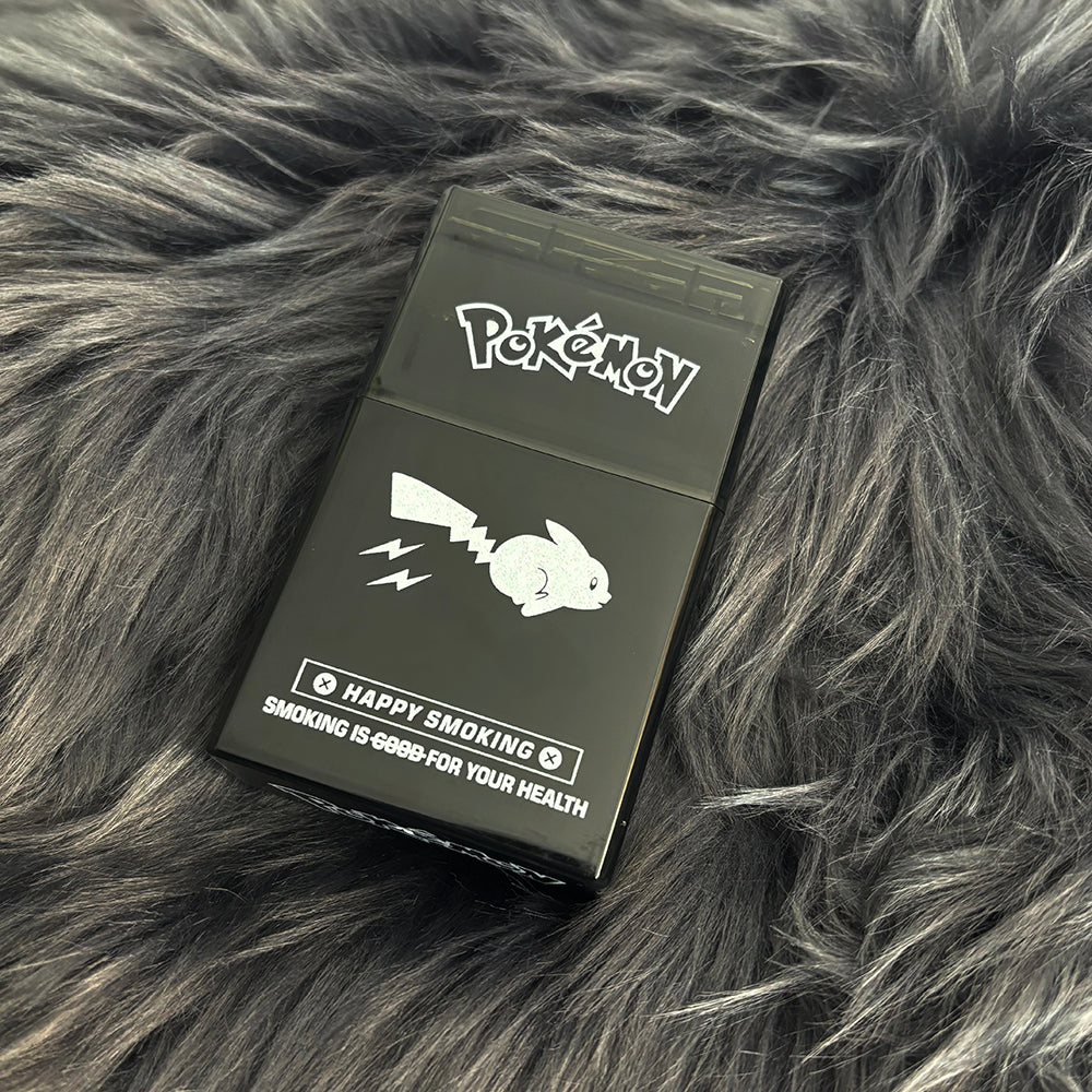 Marlboro case can hold 20 regular size, rechargeable with flash light