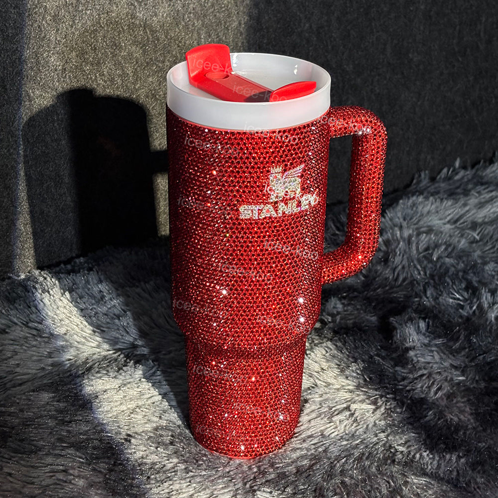 40oz Dr Tumbler Studded With Diamonds 🚢Free Shipping🚢