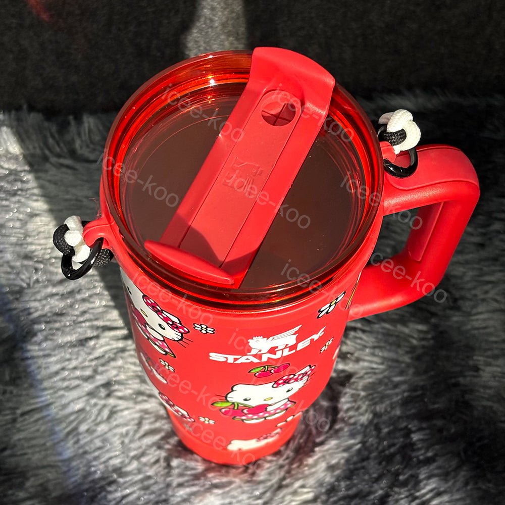 Cherry Kitty 40oz Tumbler 💕Includes Accessories💕