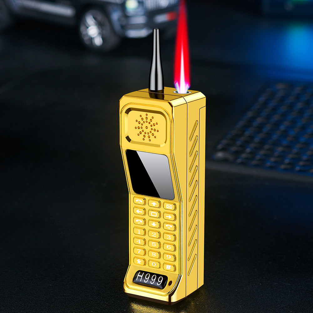 Retro Nostalgia Big Brother Shape Windproof Inflatable Lighter