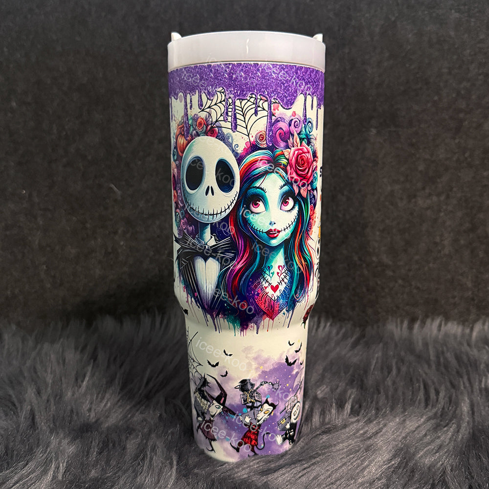 Sally x Jack Skellington 40oz Tumbler 🚢Free Shipping🚢