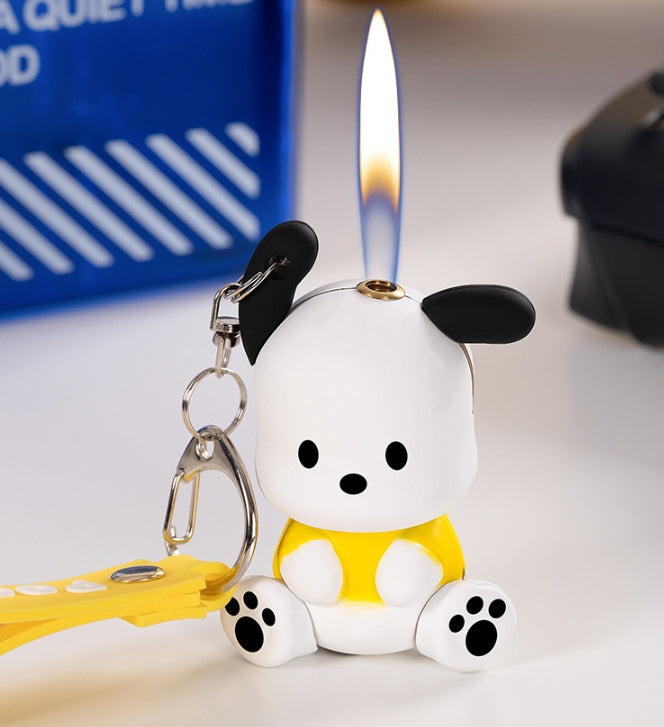 Cute Pacha Dog Keychain Inflatable Lighter