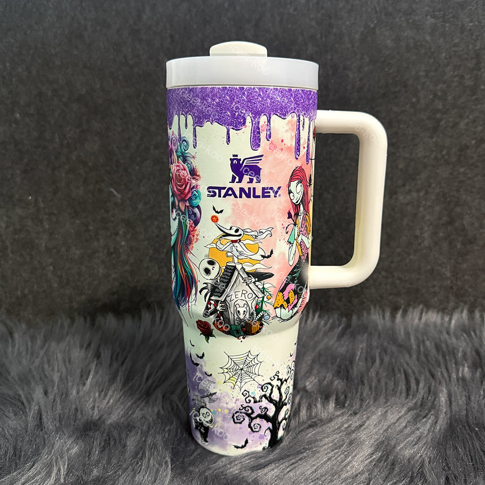 Sally x Jack Skellington 40oz Tumbler 🚢Free Shipping🚢