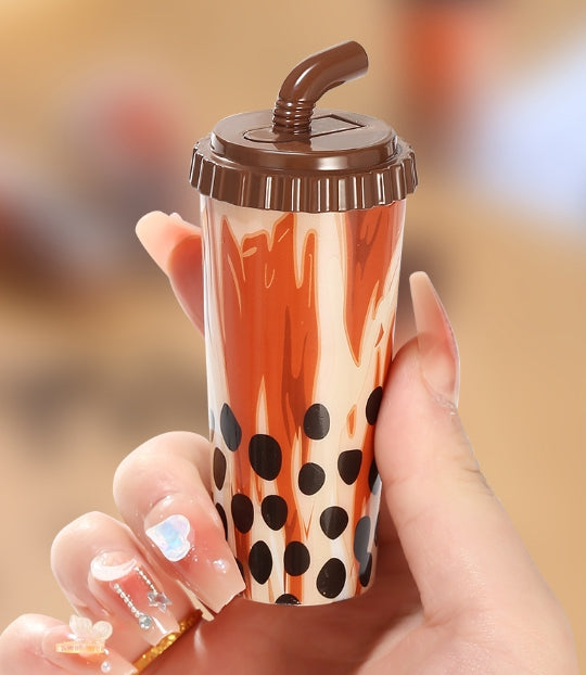 Milk Tea Cup Jitterbug Popular Blue Flame Direct Lighter