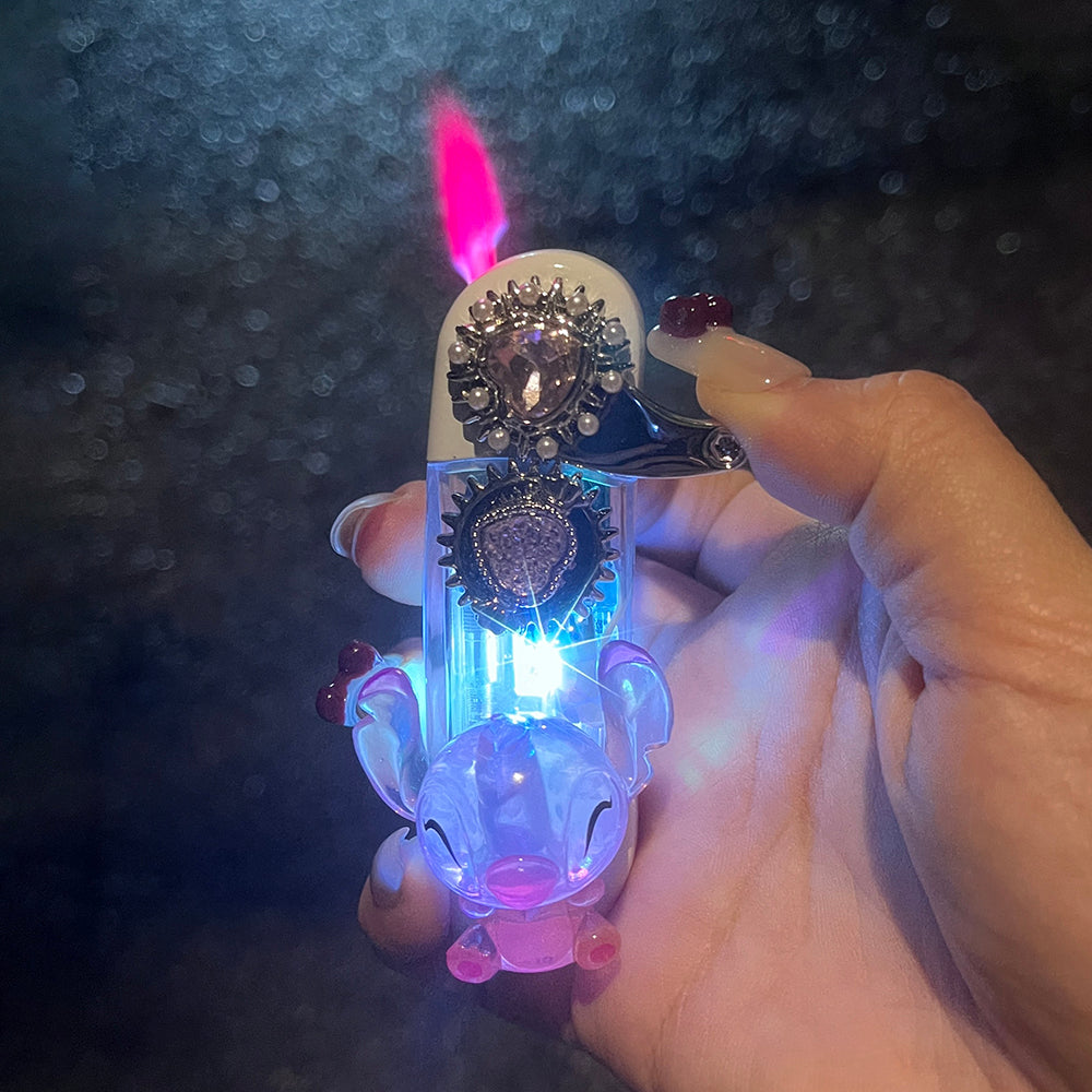 Cartoon luminous Stitch 3D three-dimensional lighter