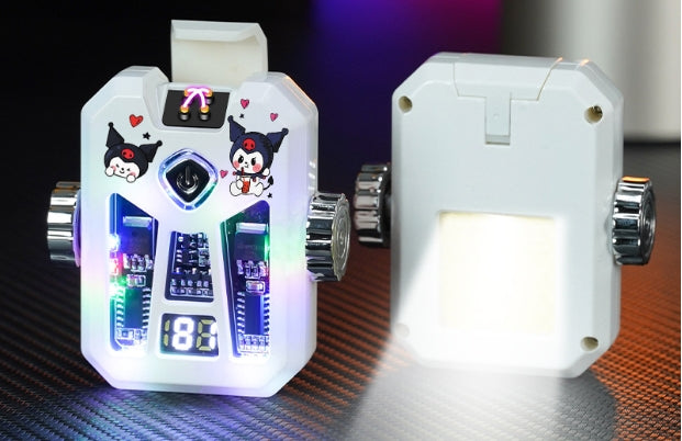 Gyro light charging lighter