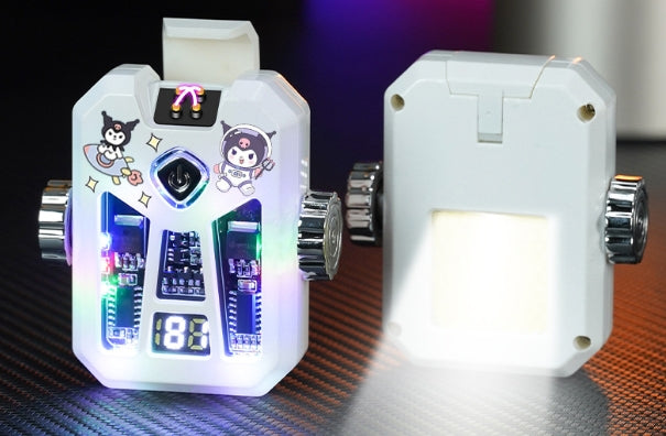 Gyro light charging lighter