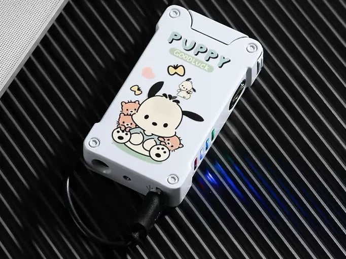 Luminous projection double arc lighter