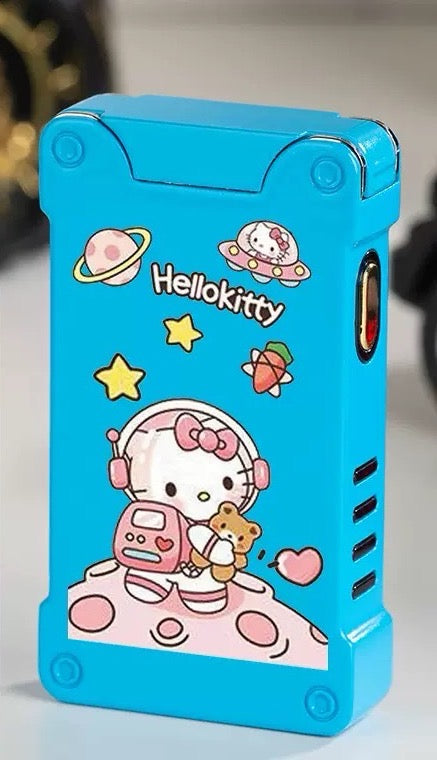 Luminous projection double arc lighter