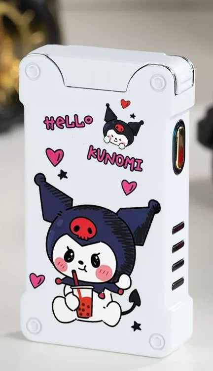 Luminous projection double arc lighter