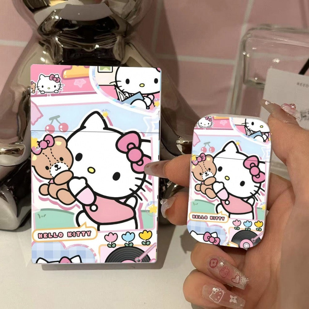 Sanrio inflatable lighter cute cigarette box combination
