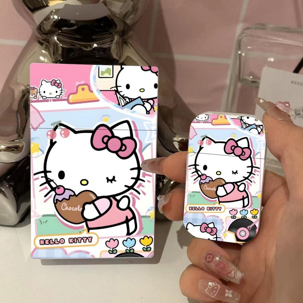 Sanrio inflatable lighter cute cigarette box combination