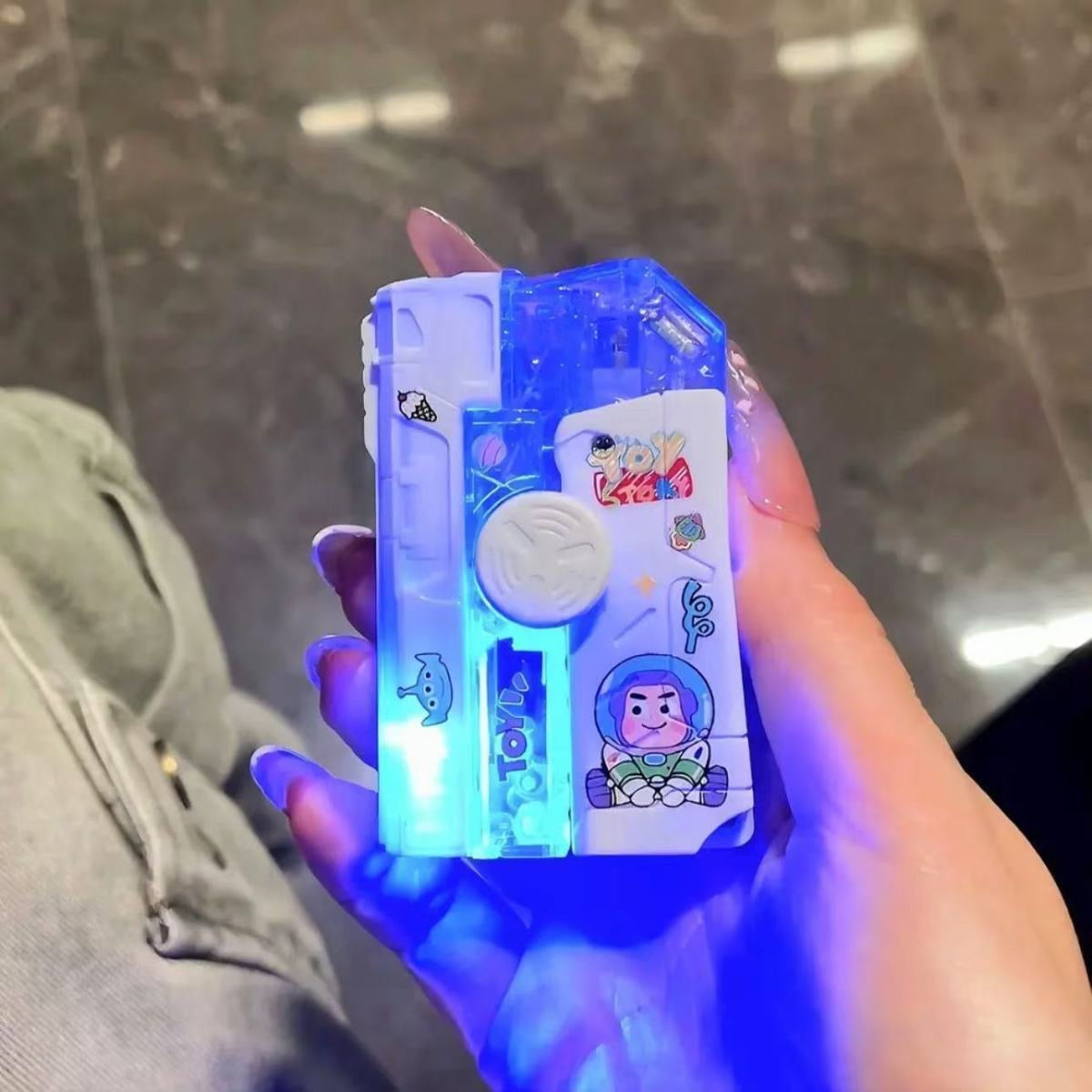 Creative foldable rotating windproof lighter