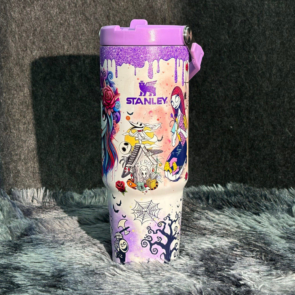 Sally x Jack Skellington 40oz Tumbler 🚢Free Shipping🚢