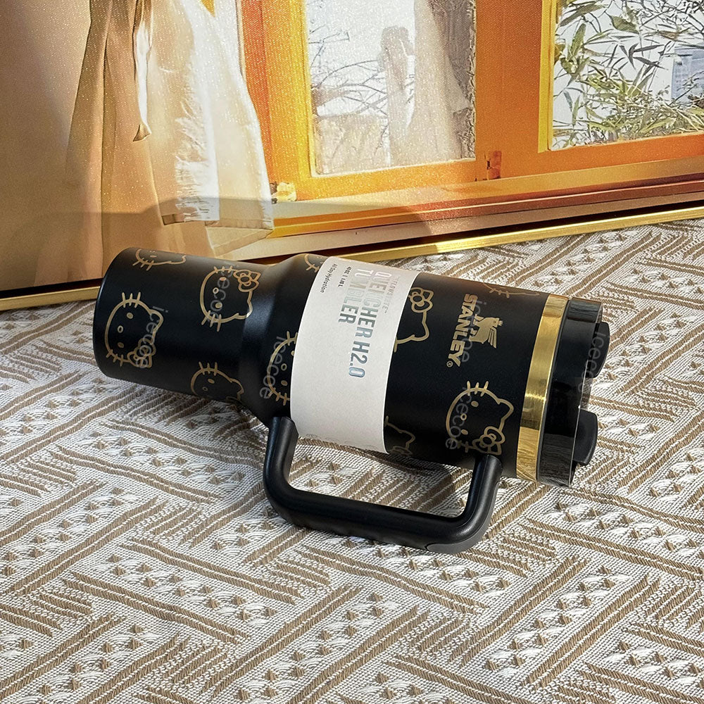 40oz Black Kitty Tumbler 🚢Free Shipping🚢