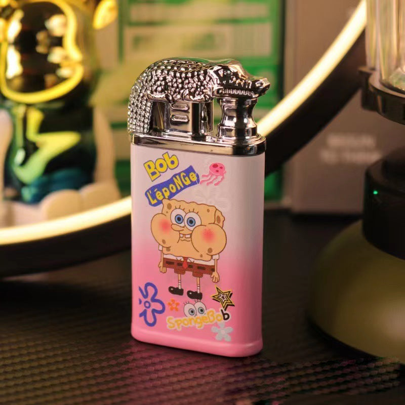 Refillable windproof lighter gift for boyfriend