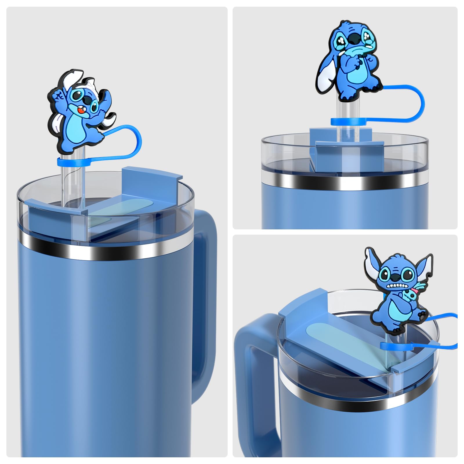 5Pcs Stitch Straw Cover