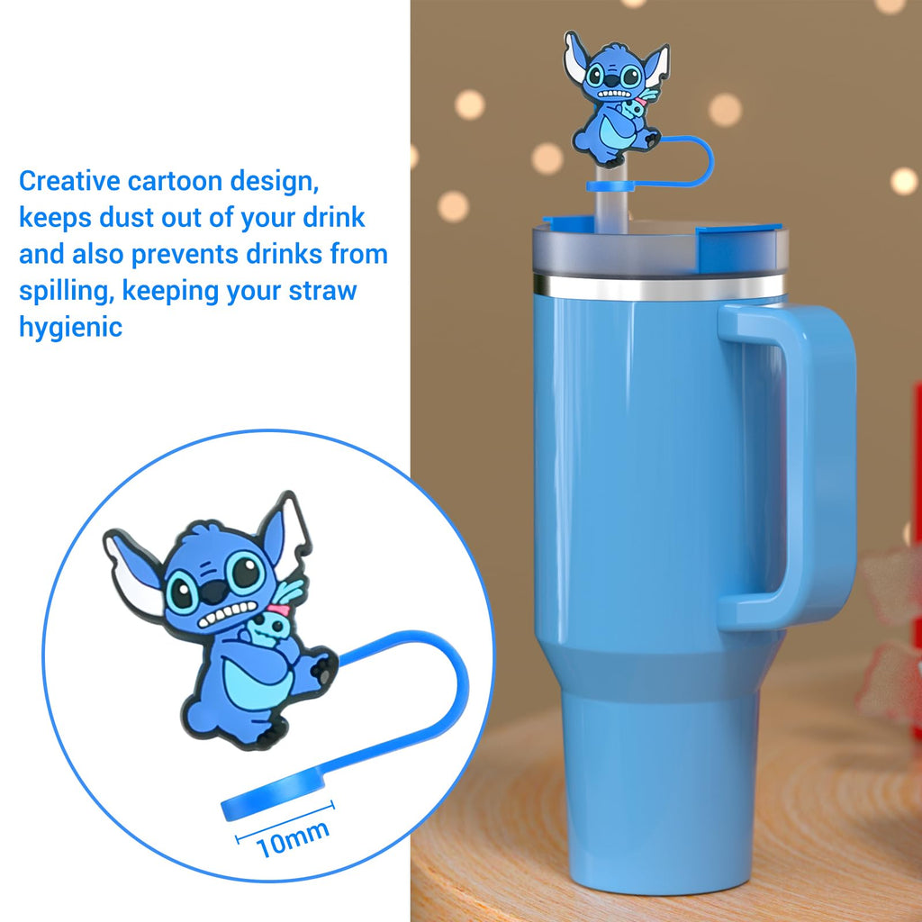 5Pcs Stitch Straw Cover